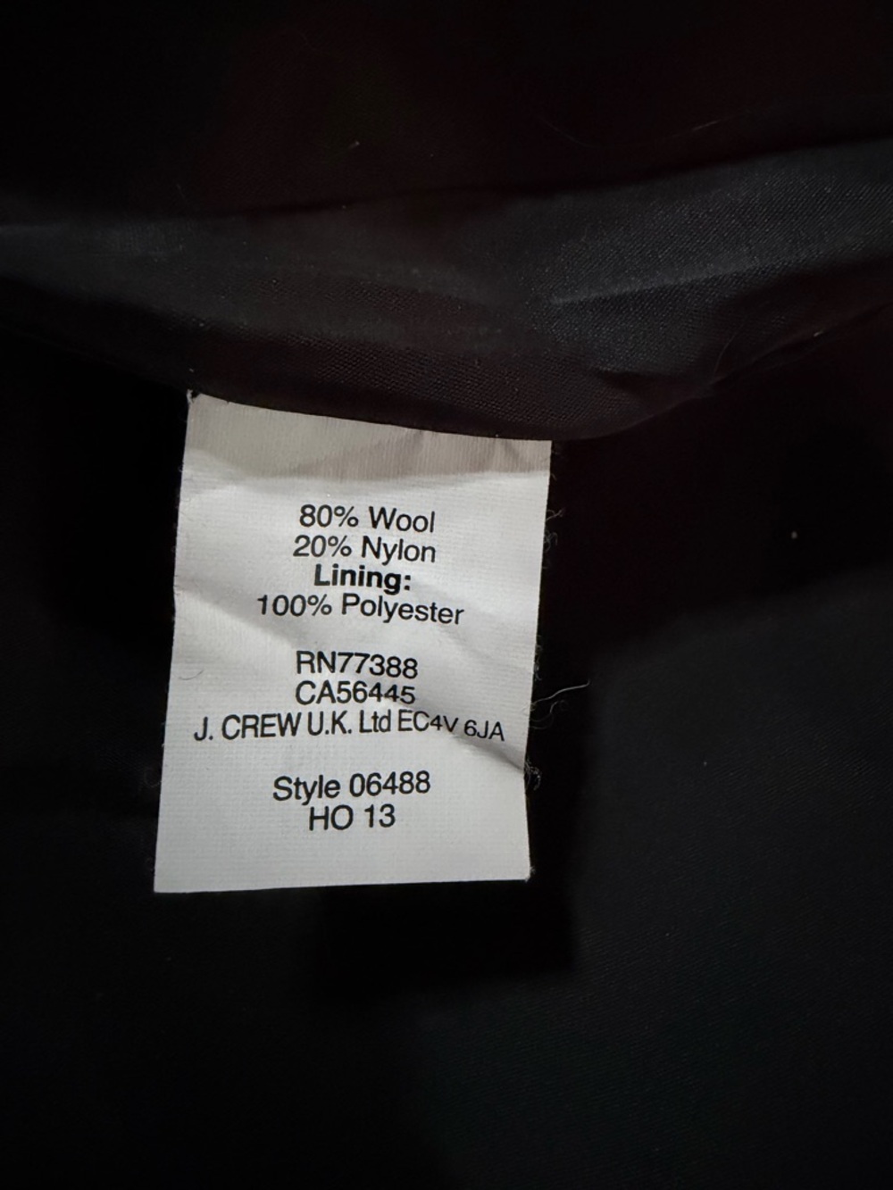 J. Crew Charcoal Gray Wool-Blend Mini Skirt - Picture 7 of 7